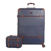 طقم حقائب سفر كلاسيكي فاخر - 5 قطع بتصميم أنيق وحم...