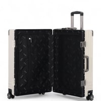 طقم حقائب سفر فاخر من الألمنيوم: متانة وأناقة لا ت...