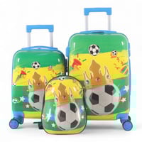 طقم شنط سفر اطفال تتزين بشخصيات مختلفه - مكون من 3...