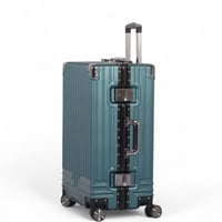 طقم حقائب سفر فاخر من الألمنيوم: متانة وأناقة لا ت...