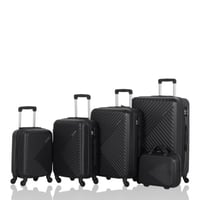 طقم حقائب سفر متكامل – 5 قطع من مادة ABS الصلبة -...