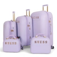 طقم شنط سفر - مكون من 5 قطع يشمل 3 شنط تروللي وشنط...