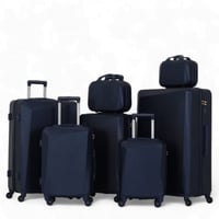 طقم شنط سفر - مكون من 7 قطع يشمل 5 شنط تروللي وشنط...