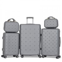 طقم شنط سفر دبش عرائس - مكون من 5 قطع يشمل 3 شنط ت...