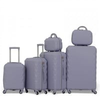 طقم شنط سفر دبش عروسة - مكون من 6 قطع يشمل 4 شنط ت...