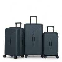 شنط سفر ضد الكسر - مكون من 3 قطع - بكفرات دبل ومقب...