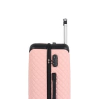 طقم حقائب سفر فاخرة ومحصنة - 5 قطع (3 ترولي + 2 حق...