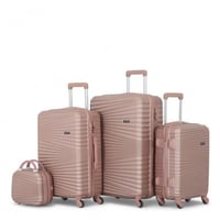 طقم حقائب سفر من 4 قطع - بكفرات دوارة360 درجة - وق...
