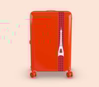 حقيبة سفر من | Bande a part | ضد الكسر - 4 عجلات م...