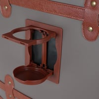 طقم حقائب سفر كلاسيكية من 4 قطع – مغطاة بجلد فاخر...