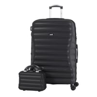 طقم حقائب سفر أنيق ومتين - 4 قطع من البولي بروبلين...