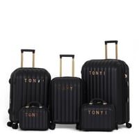 طقم شنط سفر دبش عروسة - مكون من 5 قطع يشمل 3 شنط ت...