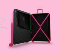 حقيبة سفر من | Bande a part | ضد الكسر - 4 عجلات م...