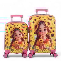 طقم شنط سفر اطفال تتزين بشخصيات مختلفه - مكون من 2...