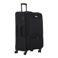 طقم شنط سفر قماش 3 قطع دبل كفرات هيكل ألمونيوم وسح...