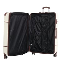 طقم حقائب سفر كلاسيكي فاخر - 5 قطع بتصميم أنيق وحم...