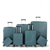 طقم شنط سفر دبش عروسة - مكون من 7 قطع يشمل 5 شنط ت...