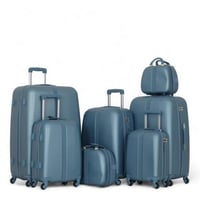 طقم حقائب دبش عروسة - مكون من 7 قطع يشمل 5 شنط ترو...