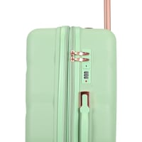 طقم شنط فايبر مكون من 4 قطع بسحاب توسعة و كفرات دب...