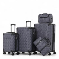 طقم شنط سفر أنيق وعصري - مكون من 5 قطع ويشمل 3 شنط...