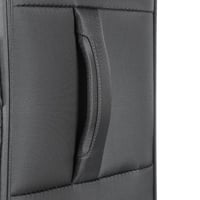 طقم شنط سفر قماش 3 قطع دبل كفرات هيكل ألمونيوم وسح...