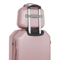 طقم شنط سفر - مكون من 7 قطع يشمل 5 شنط تروللي وشنط...