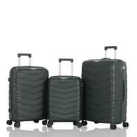 طقم شنط سفر ضد الكسر من خامة البولي بروبيلين مكون...