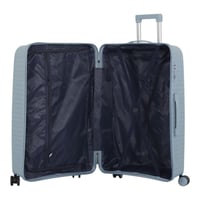 طقم حقائب سفر (4 قطع) بتصميم ماسي أنيق وضد الكسر -...