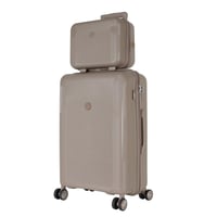 طقم حقائب سفر ودبش 4 قطع ضد الكسر مصنوع من خامة ال...