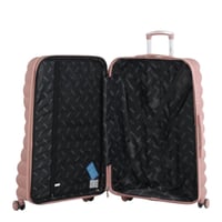 طقم حقائب سفر أنيق ومتين - 4 قطع من البولي بروبلين...