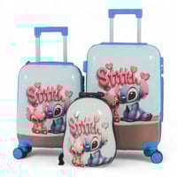 طقم شنط سفر اطفال تتزين بشخصيات مختلفه - مكون من 3...