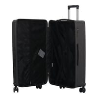 طقم حقائب سفر فاخر - مكون من ثلاث حقائب ترولي وحقي...