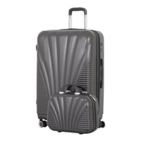 طقم حقائب سفر مكون من 4 قطع يشمل حقيبة يد - بكفرات...