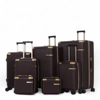 طقم شنط سفر دبش عروسة - مكون من 7 قطع يشمل 5 شنط ت...