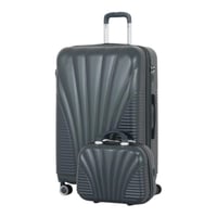 طقم حقائب سفر مكون من 4 قطع يشمل حقيبة يد - بكفرات...