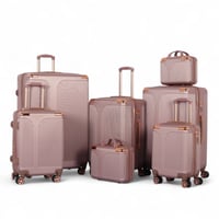 طقم شنط سفر دبش عرايس 7 قطع بسحاب متين - كفرات مزد...