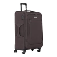 طقم شنط سفر قماش 3 قطع دبل كفرات هيكل ألمونيوم وسح...