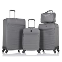 طقم شنط عربية قماش 4 قطع مع شنطة مكياج