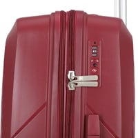 شنط سفر ضد الكسر مكون من 3 قطع دبل كفرات وسحاب توس...