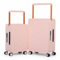 طقم حقائب سفر قطعتين - أنيق وعصري من البولي كربوني...