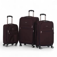 طقم حقائب سفر قماشي مكون من 3 قطع . تتميز الحقائب...