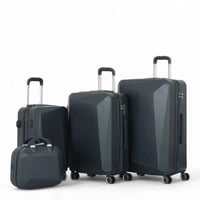 طقم حقائب سفر من 4 قطع - بكفرات دوارة360 درجة - وق...