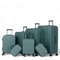 طقم شنط سفر دبش عروسة - مكون من7 قطع يشمل 5 شنط تر...