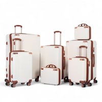 طقم شنط سفر دبش عرايس 7 قطع بسحاب متين - كفرات مزد...