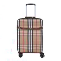 شنطة سفر جلد - ممتاز مفردة مقاس 20 انش هيكل ألومني...