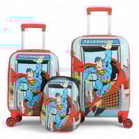 طقم شنط سفر اطفال تتزين بشخصيات مختلفه - مكون من 3...