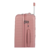 طقم حقائب سفر (4 قطع) بتصميم ماسي أنيق وضد الكسر -...