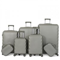 طقم شنط سفر دبش - مكون من 7 قطع يشمل 5 شنط تروللي...