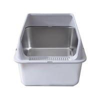 ليتر بوكس ستيل طول 48 عرض 33 إرتفاع 19