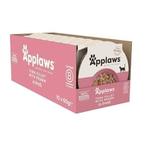 ابلاوز طعام رطب فيليه التونا بالجمبري للقطط 10 حبة